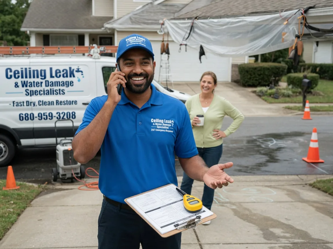 Ceiling Leak Cleanup Stony Creek, VA FAQs